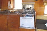 Original Holiday Propane Oven/Stove in 1962 Vintage Shasta Trailer